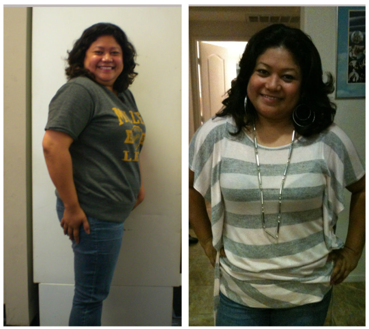 Transformação real de aluna